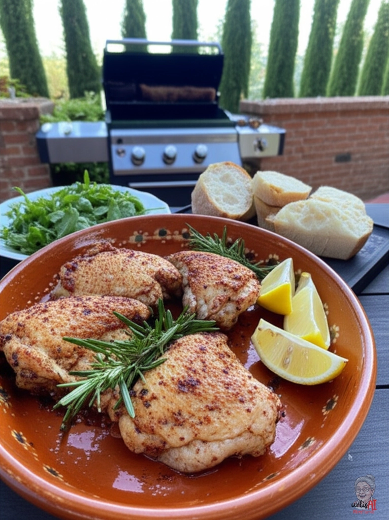 Italienisches Pollo Diavola — Gasgrill