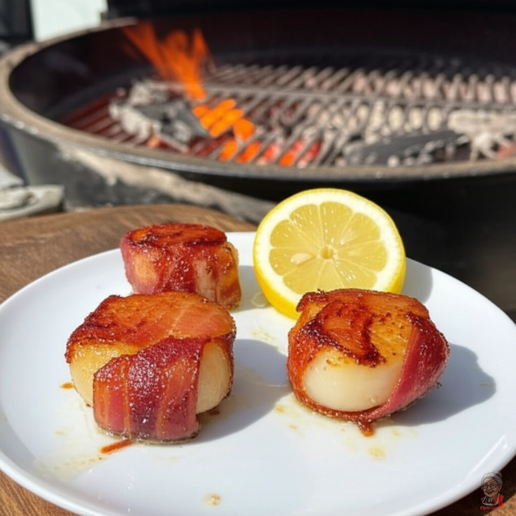 Crispy Bacon Scallops — Kohlegrill