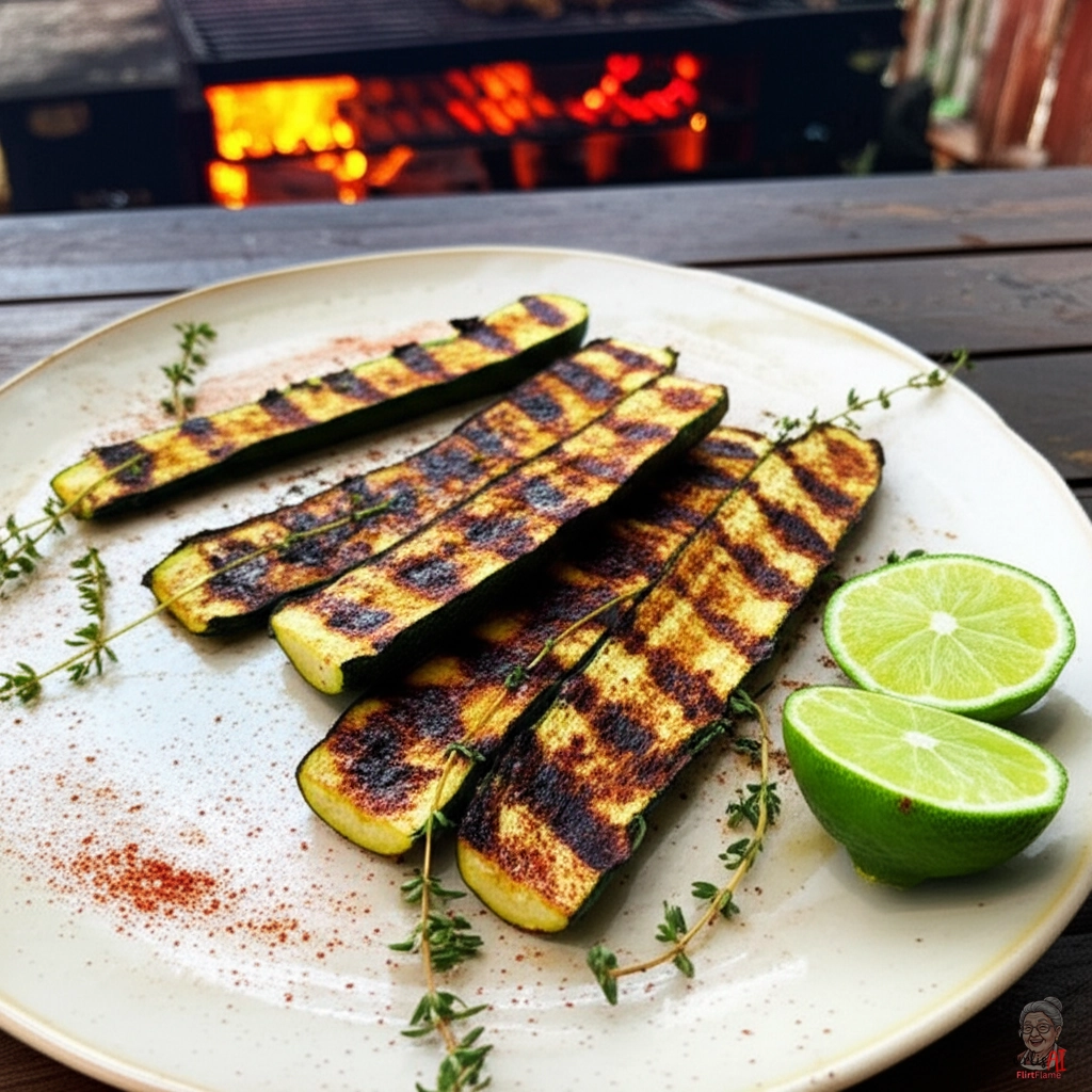 Grüne Feuerscheiben — Kohlegrill