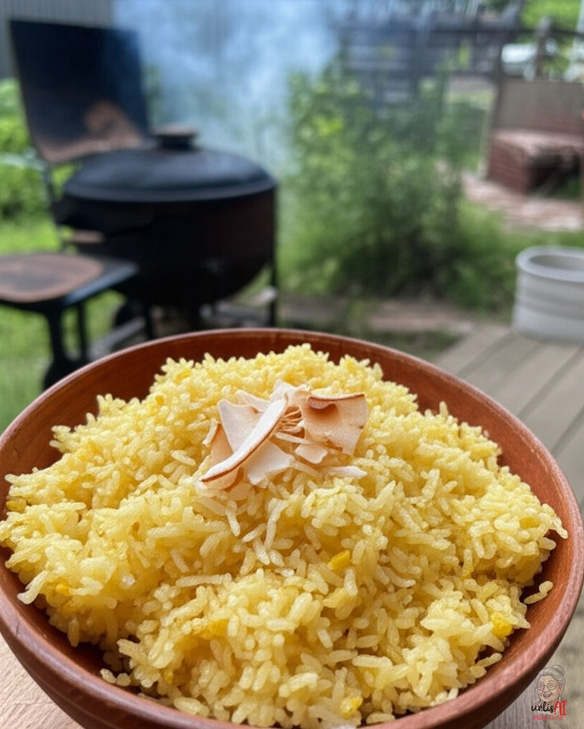 Goldener Räucherreis — Smoker