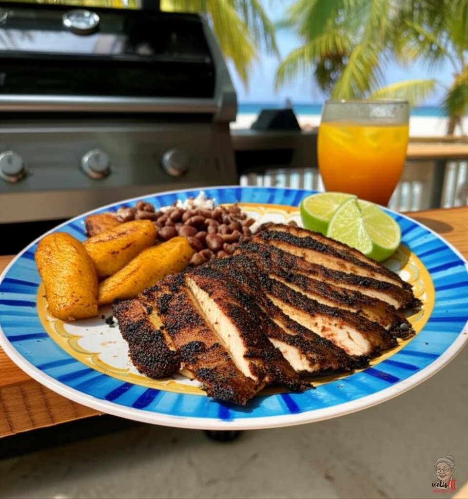Jerk Feuerkruste — Gasgrill