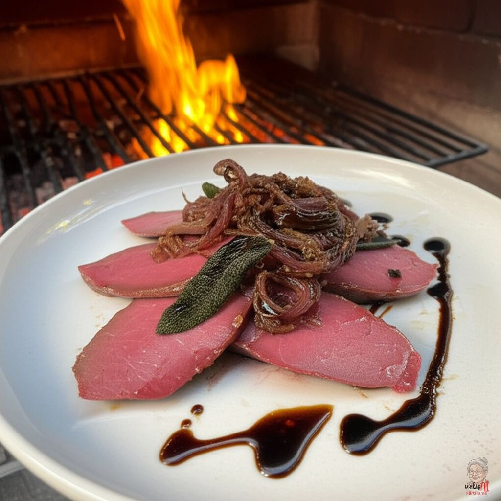 Balsamico Samtleber — Kohlegrill