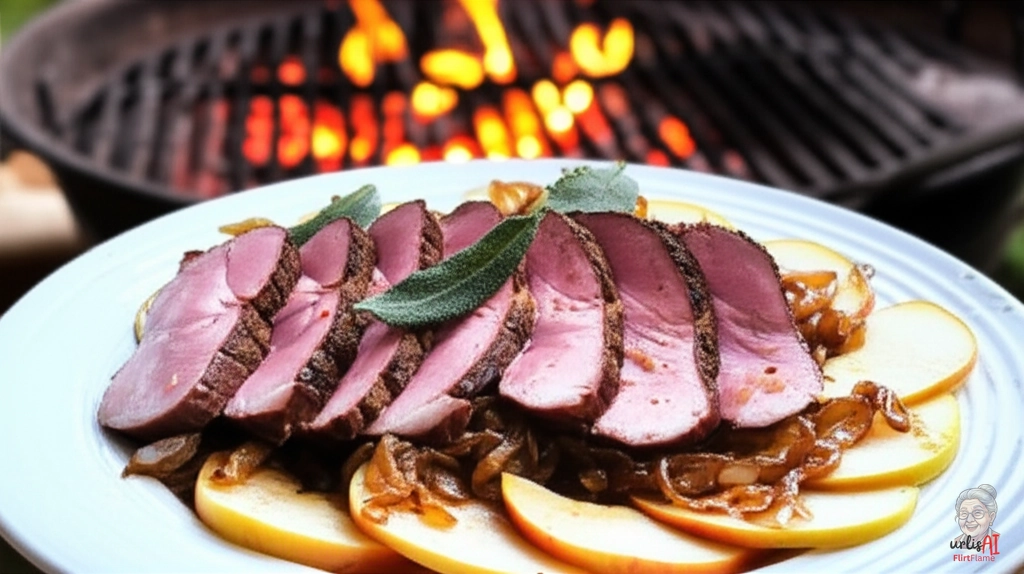 Salbei Leberpfanne — Kohlegrill