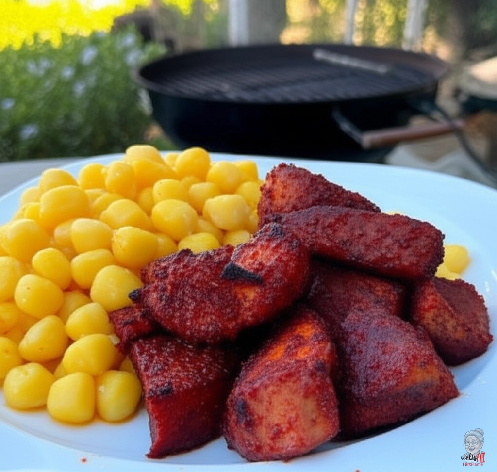 Paprika Feuerstücke — Kohlegrill
