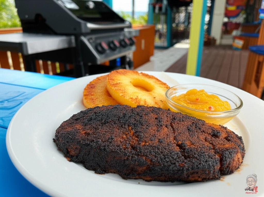 Mango Jerk Steaks — Gasgrill