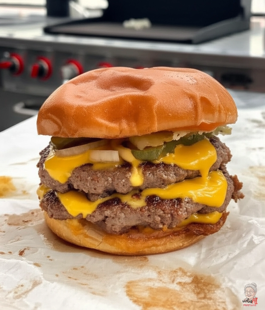 Crispy Double Smash — Gasgrill