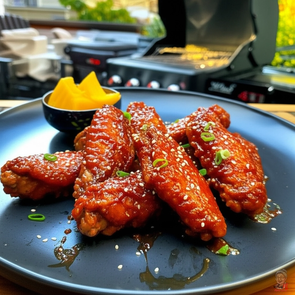 Crimson Glaze Wings — Gasgrill