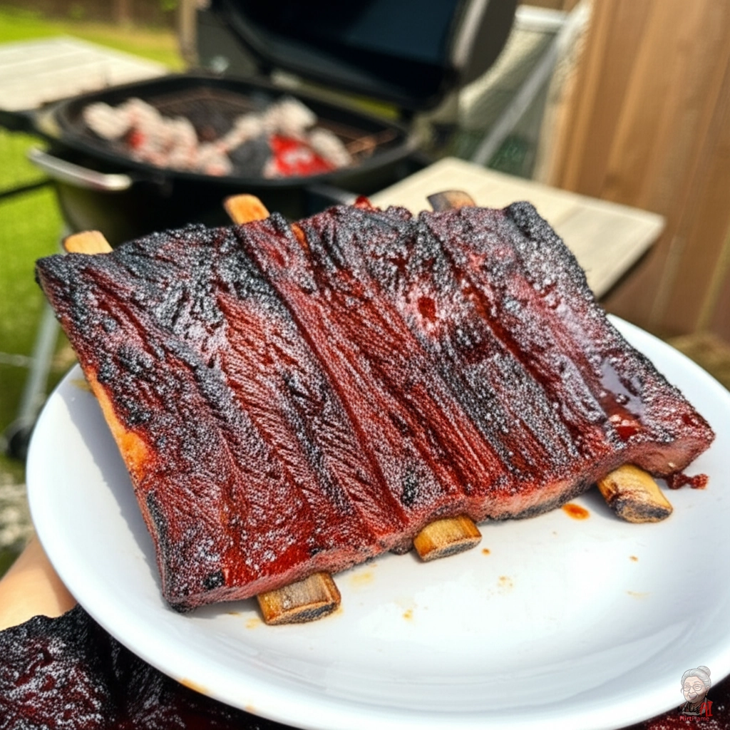 Pear Flame Ribs — Kohlegrill