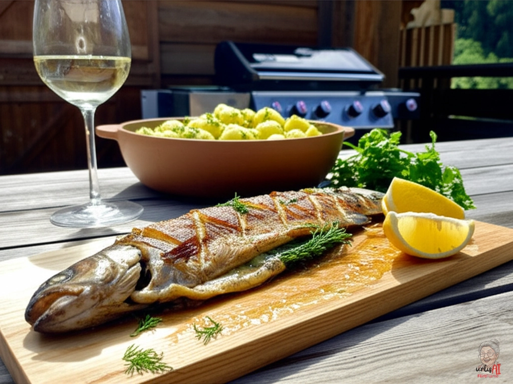 Golden Herb Trout — Gasgrill