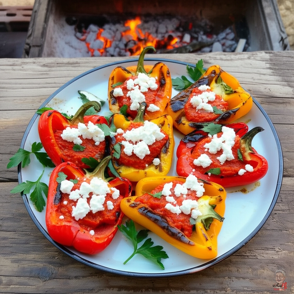 Scarlet Pepper Boats — Kohlegrill