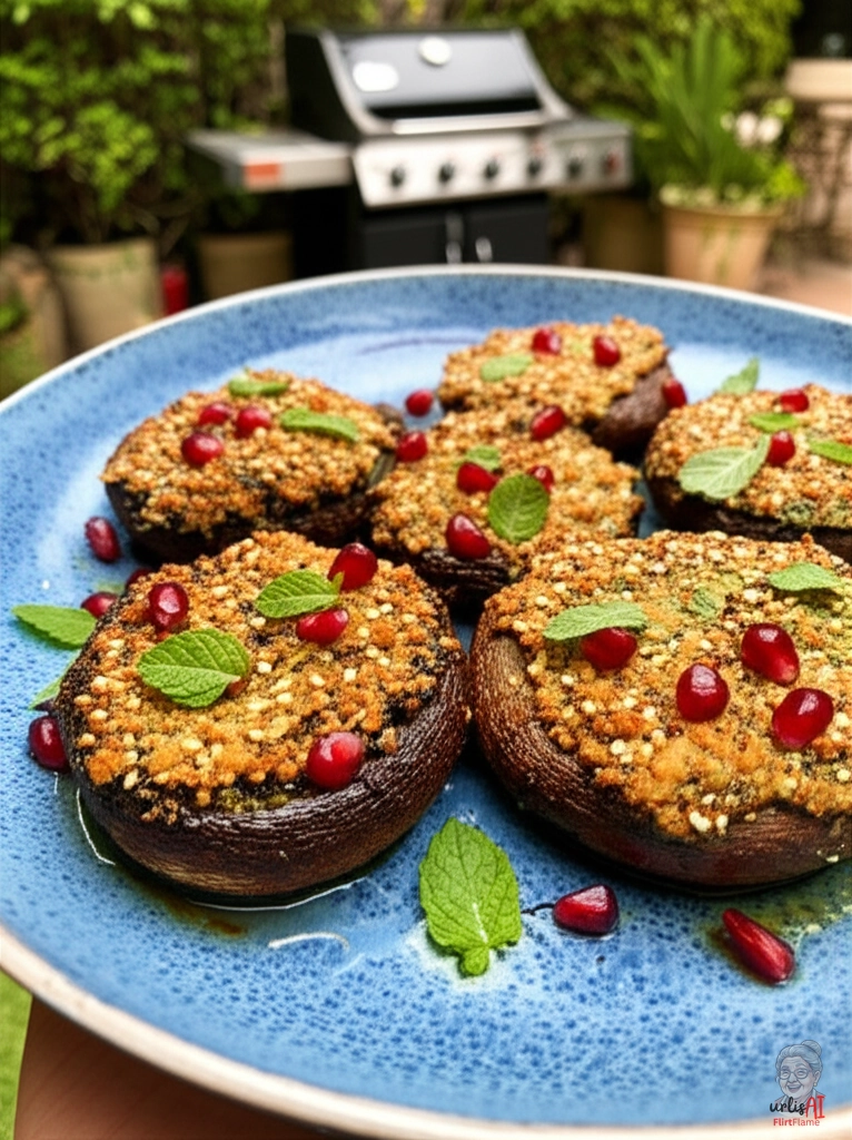 Smoky Herb Caps — Gasgrill