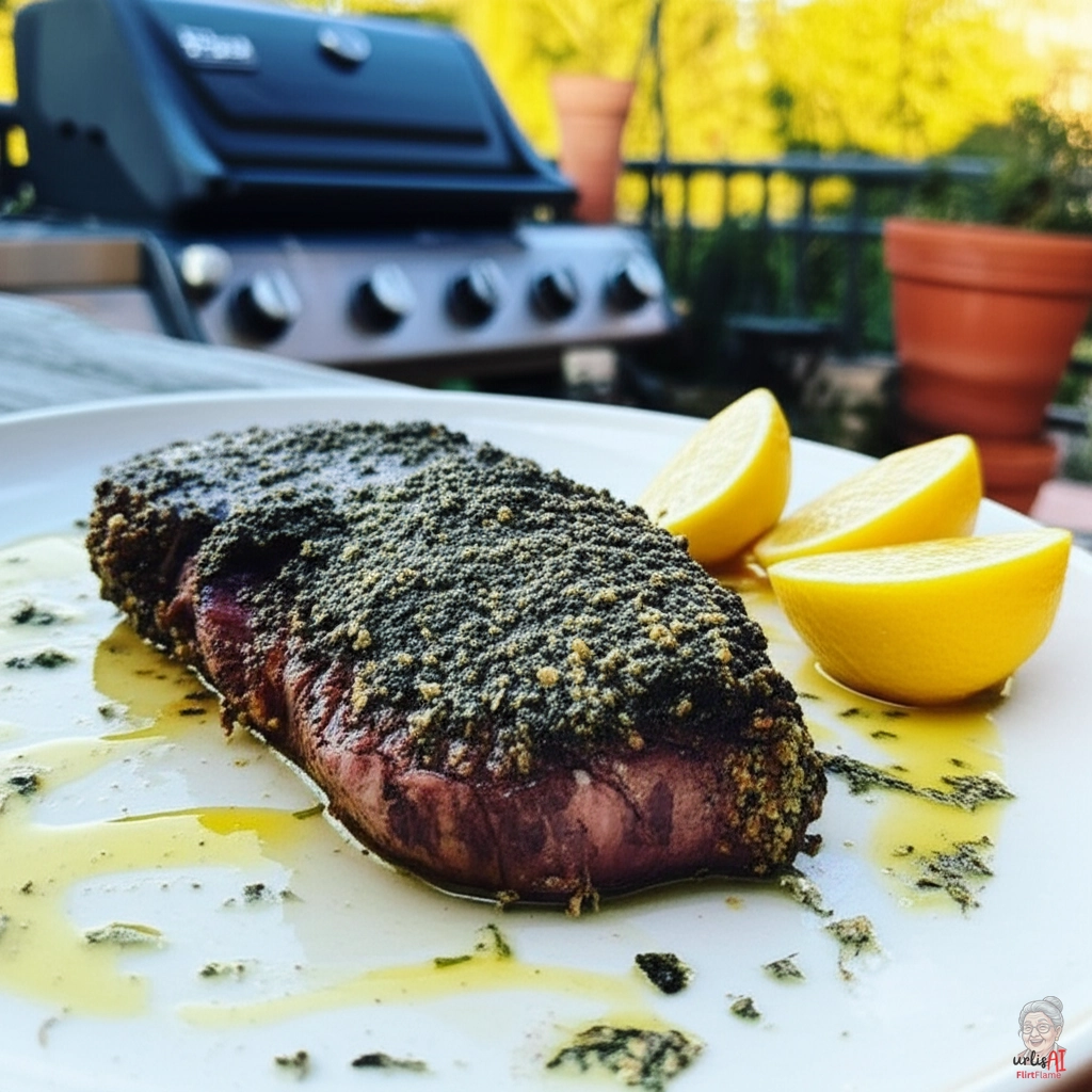 Emerald Crust Sear — Gasgrill