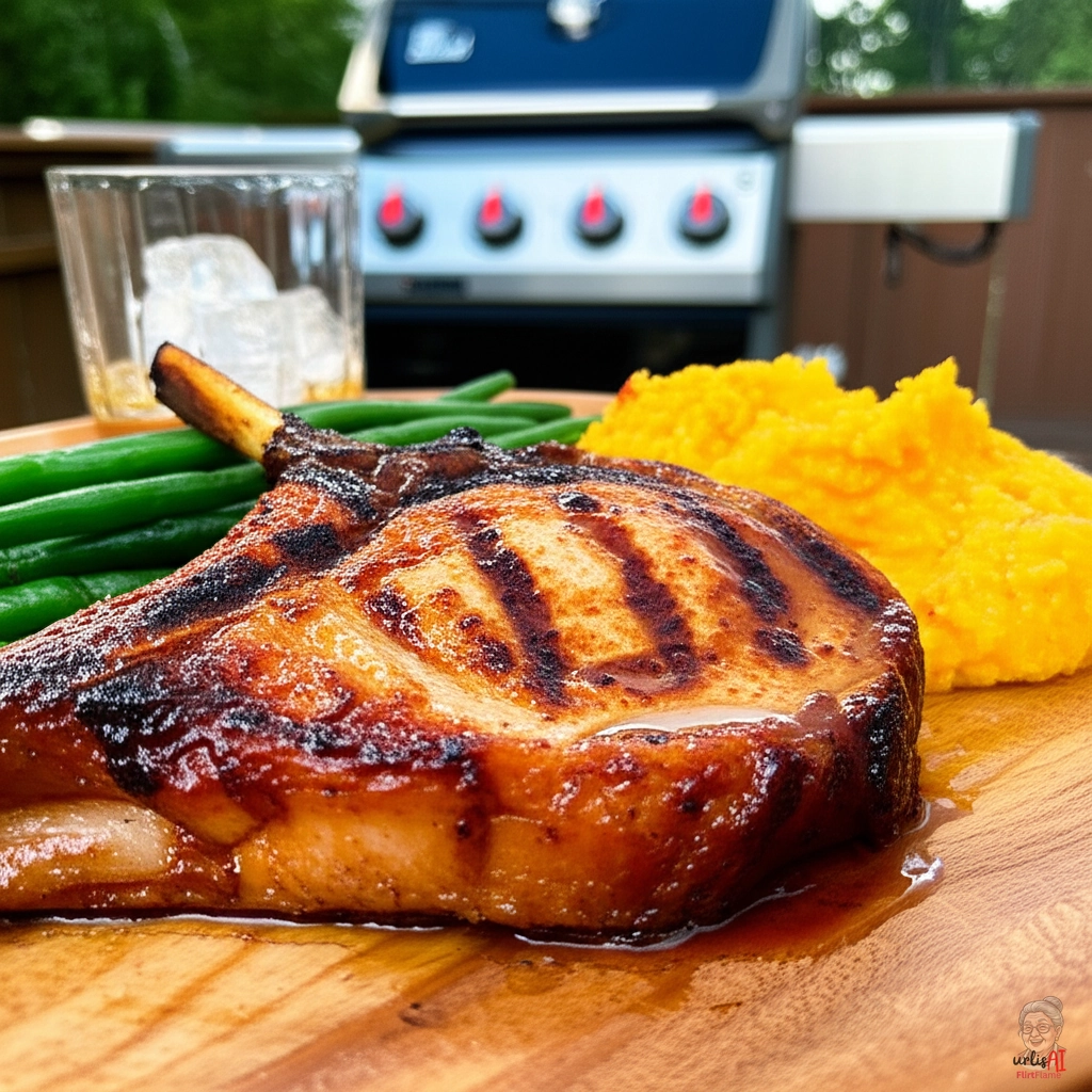 Amber Bourbon Glaze — Gasgrill