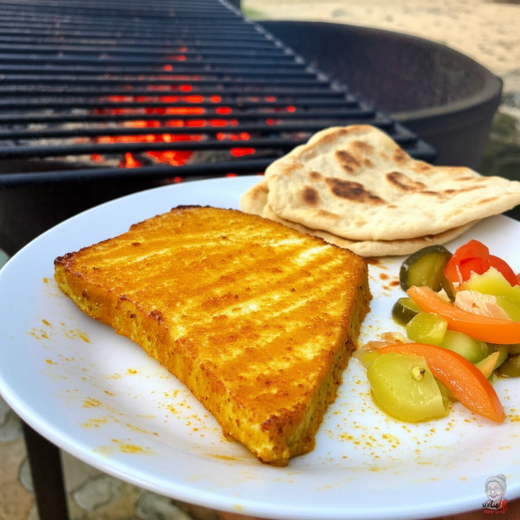 Golden Turmeric Fish — Kohlegrill