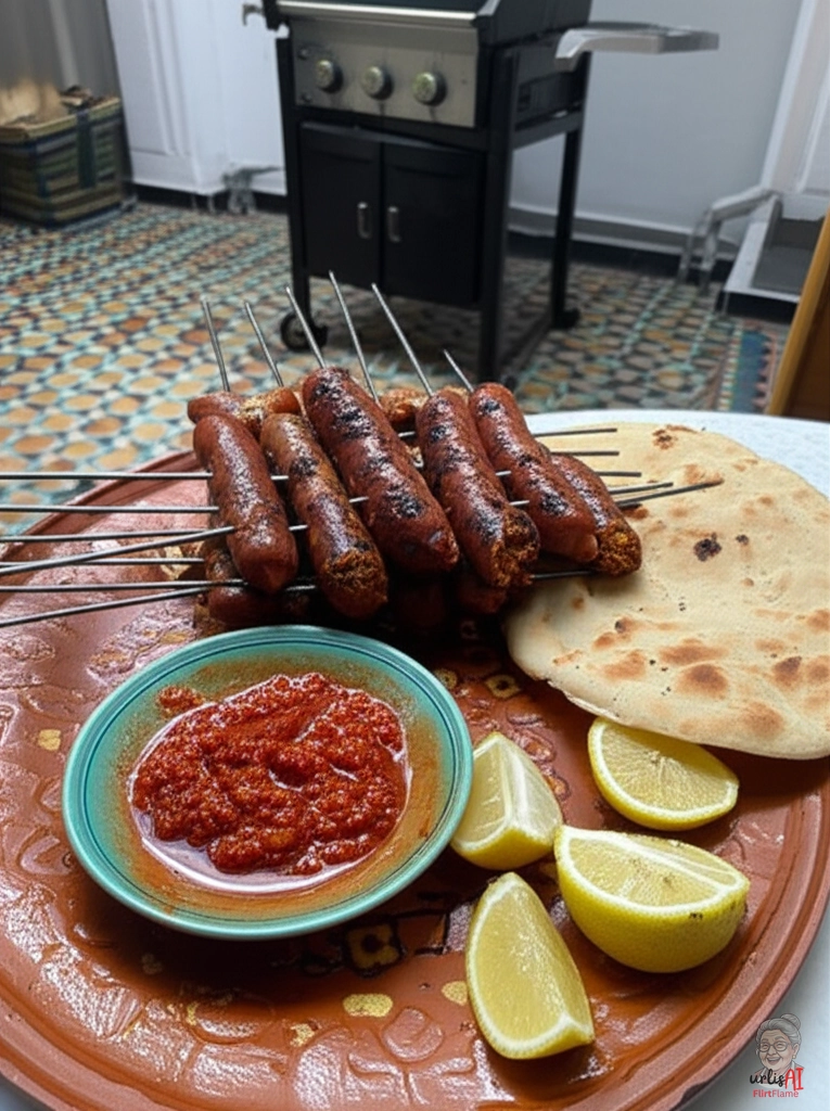 Feurige Glutspieße — Gasgrill
