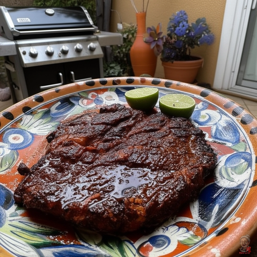 Lodernde Adobo-Steaks — Gasgrill