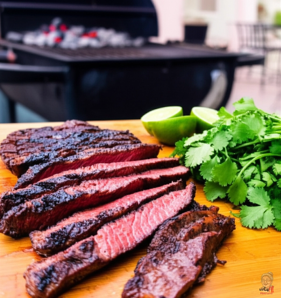 Knusprige Zitrus-Steaks — Kohlegrill