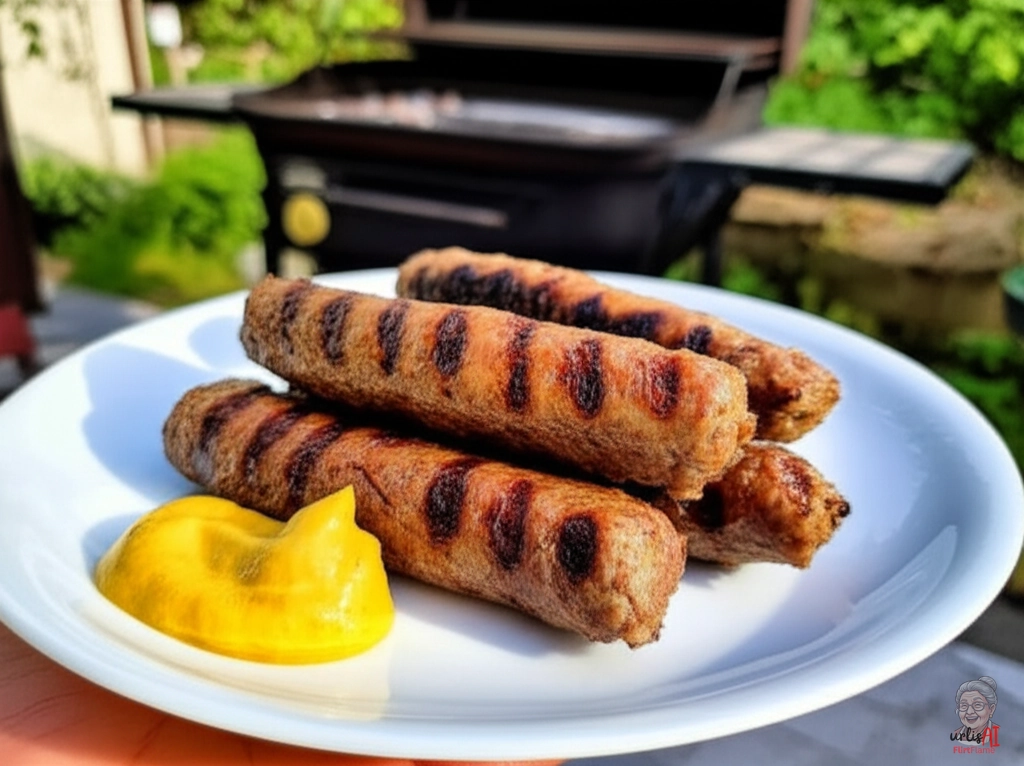 Würzige Knoblauchröllchen — Kohlegrill