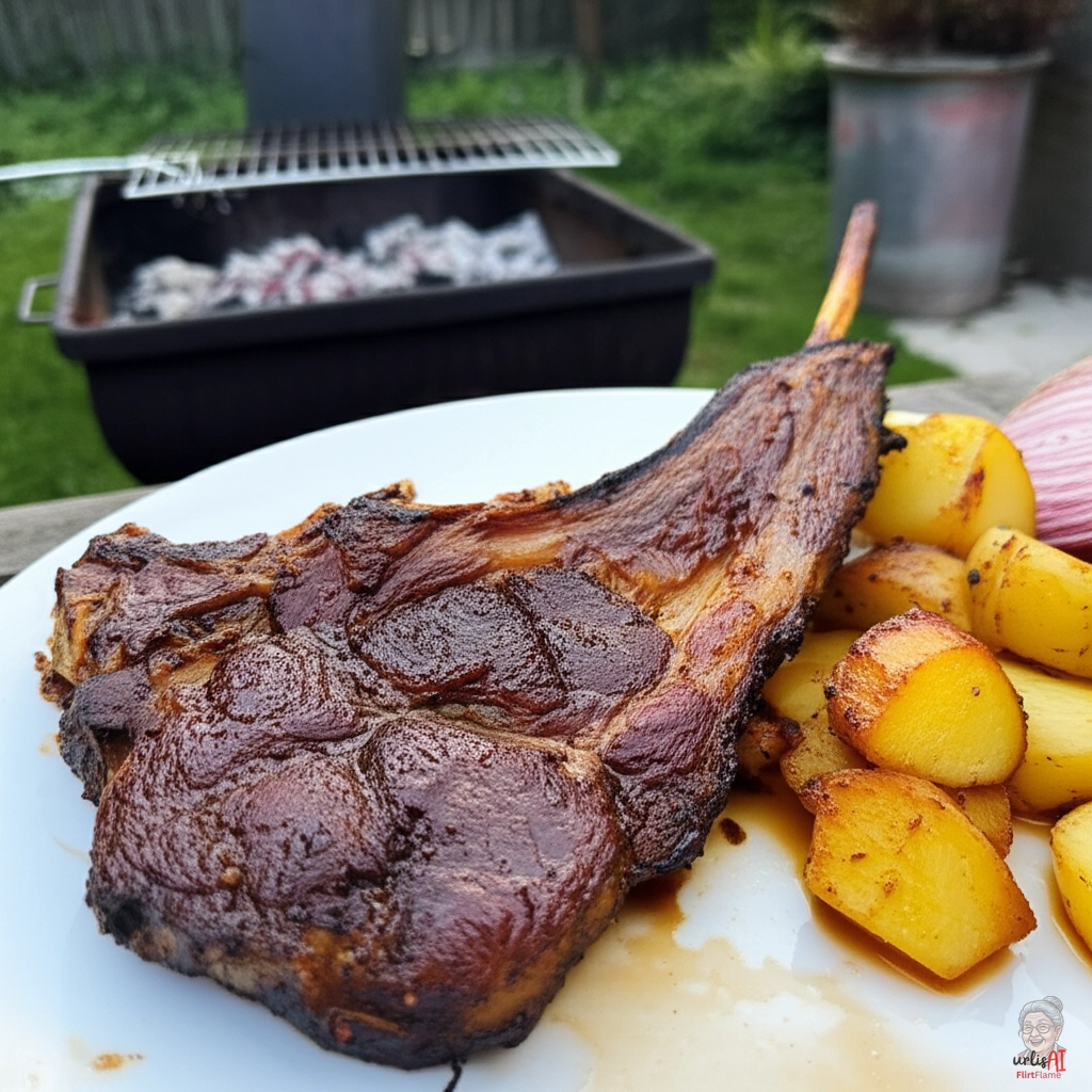 Rustikale Glutpäckchen — Kohlegrill