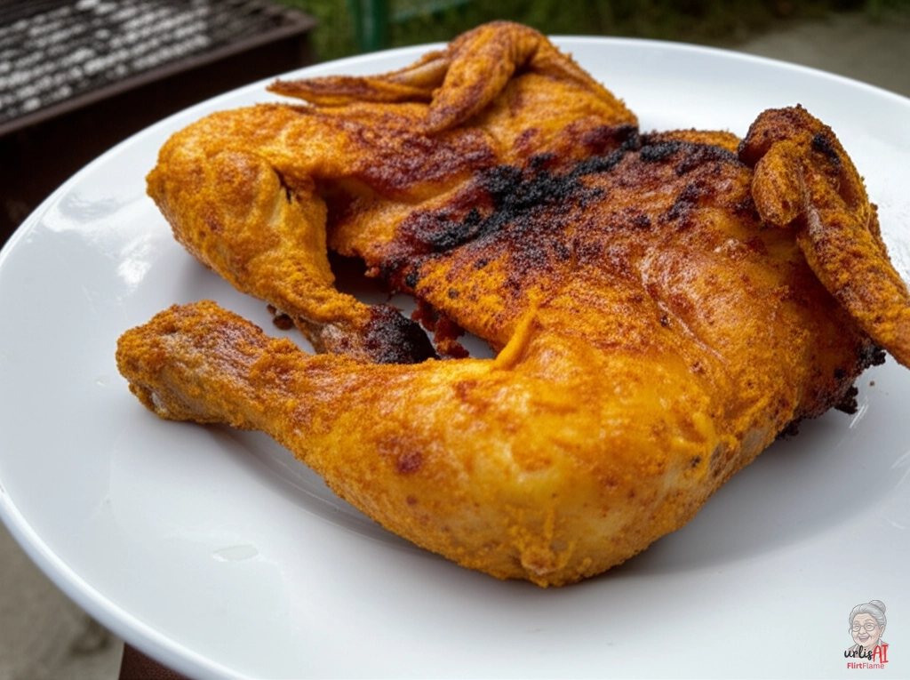 Goldene Kurkumakeulen — Kohlegrill