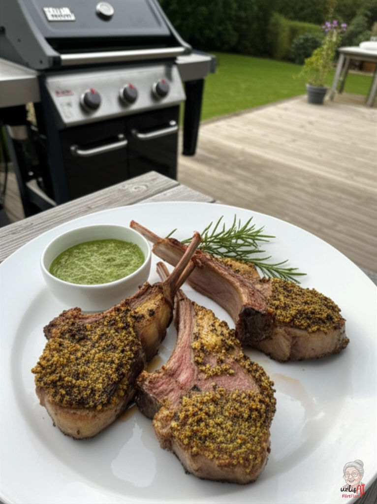 Neuseeländische Lamb Chops — Gasgrill