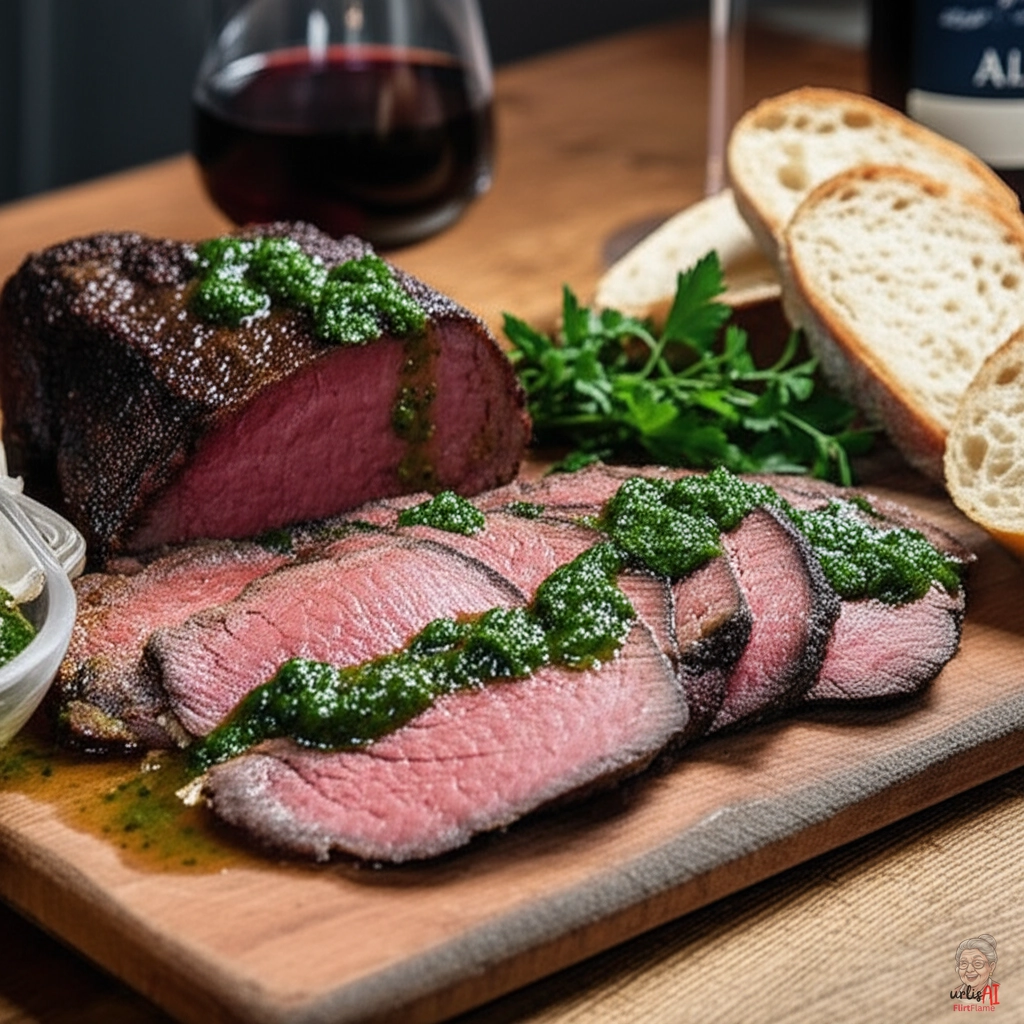 Beef Heart Chimichurri — Smoker