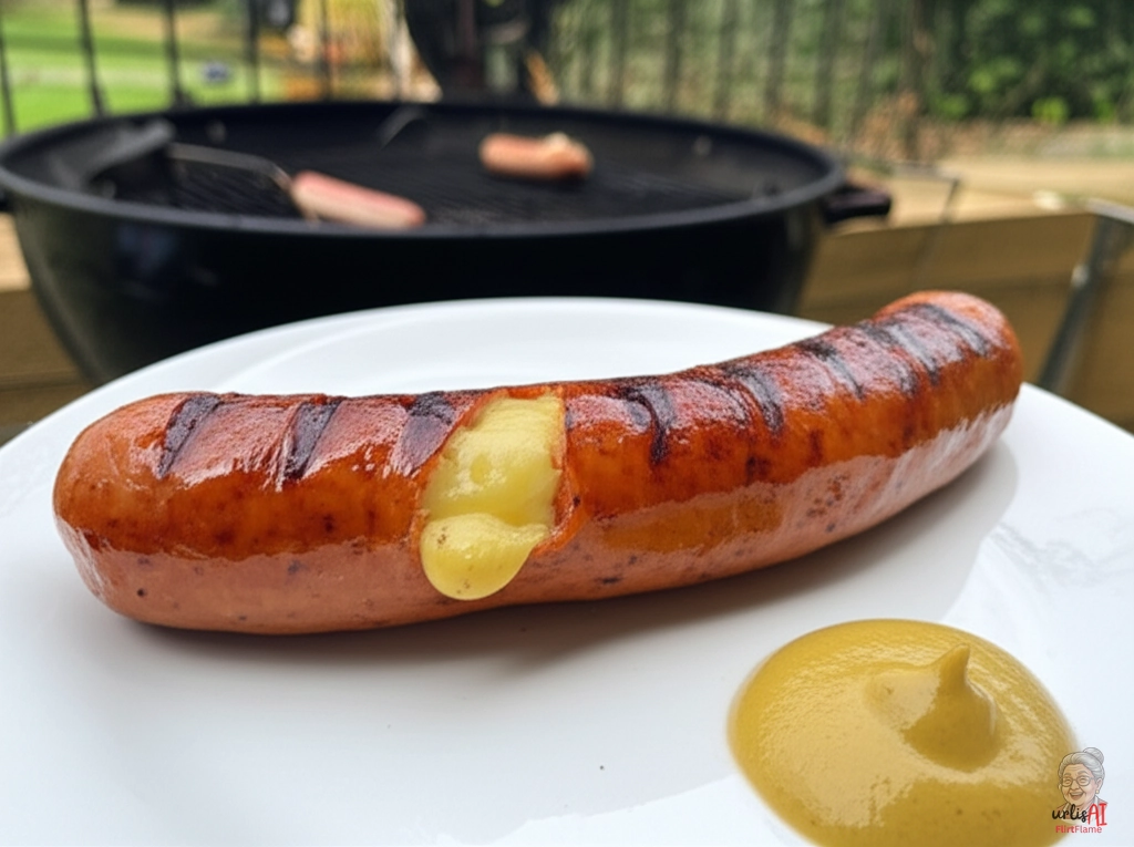 Austrian Käsekrainer — Kohlegrill