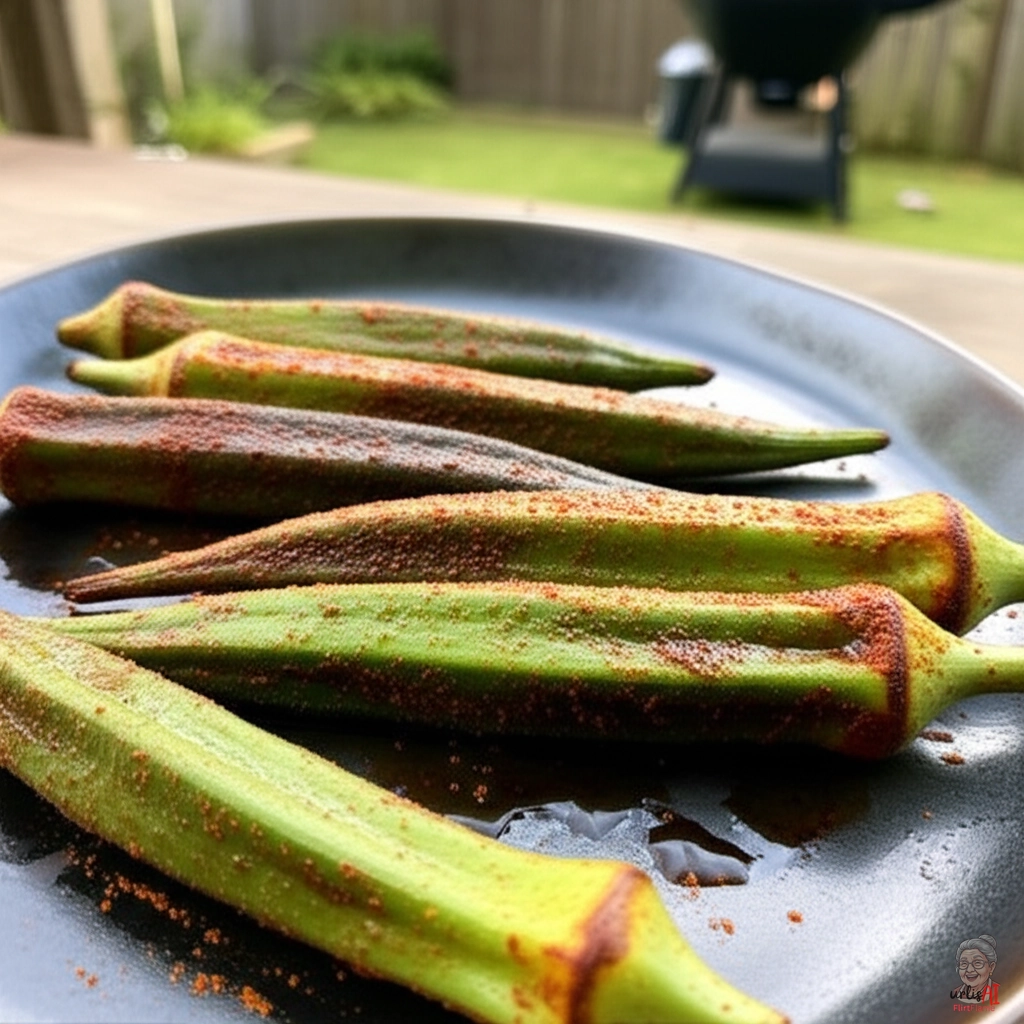 Okra Cajun Smoke — Smoker