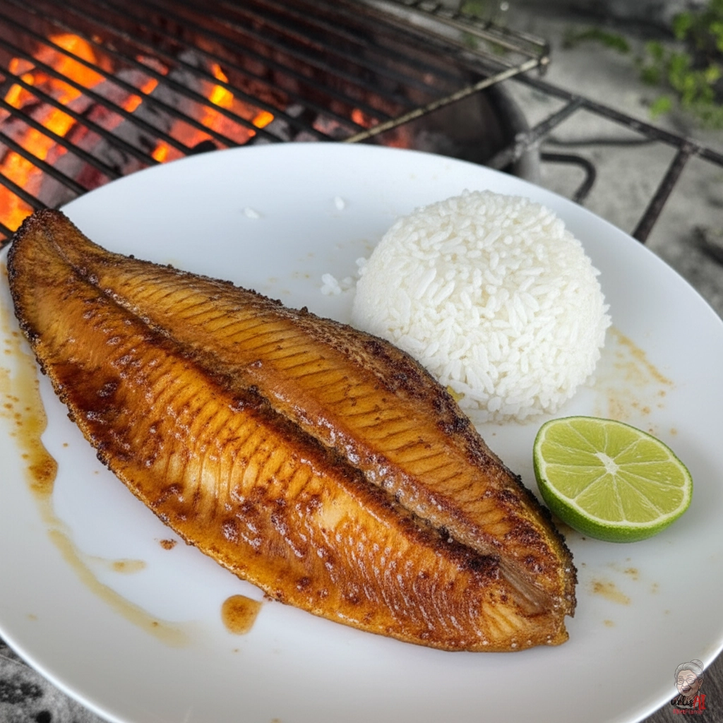 Palauisches Ukaeb Fisch — Kohlegrill