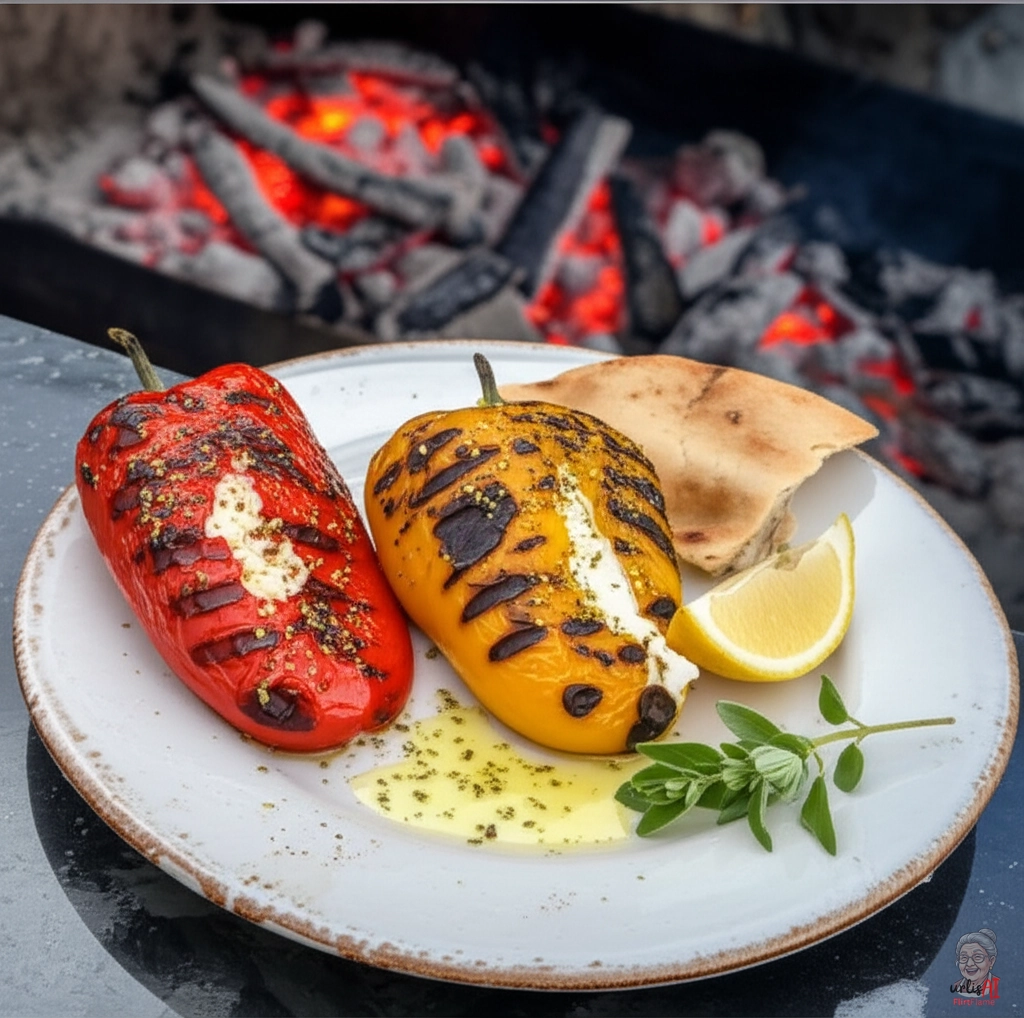Paprika Feta Oregano — Kohlegrill