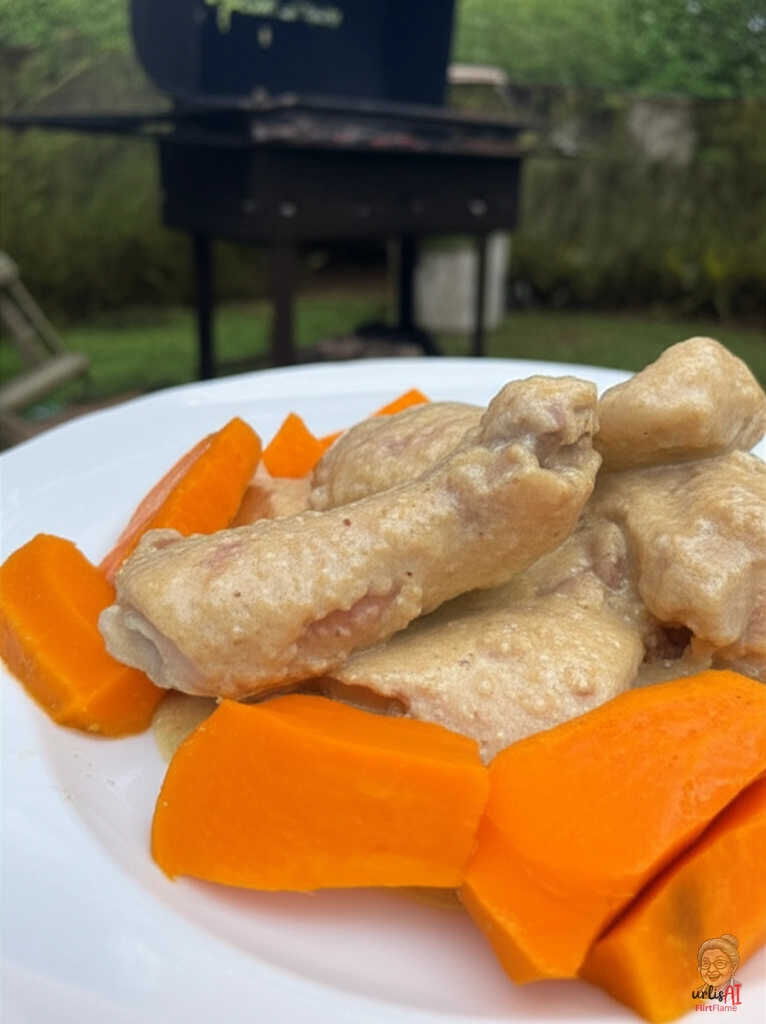Papuanisches Mumu Huhn — Kohlegrill
