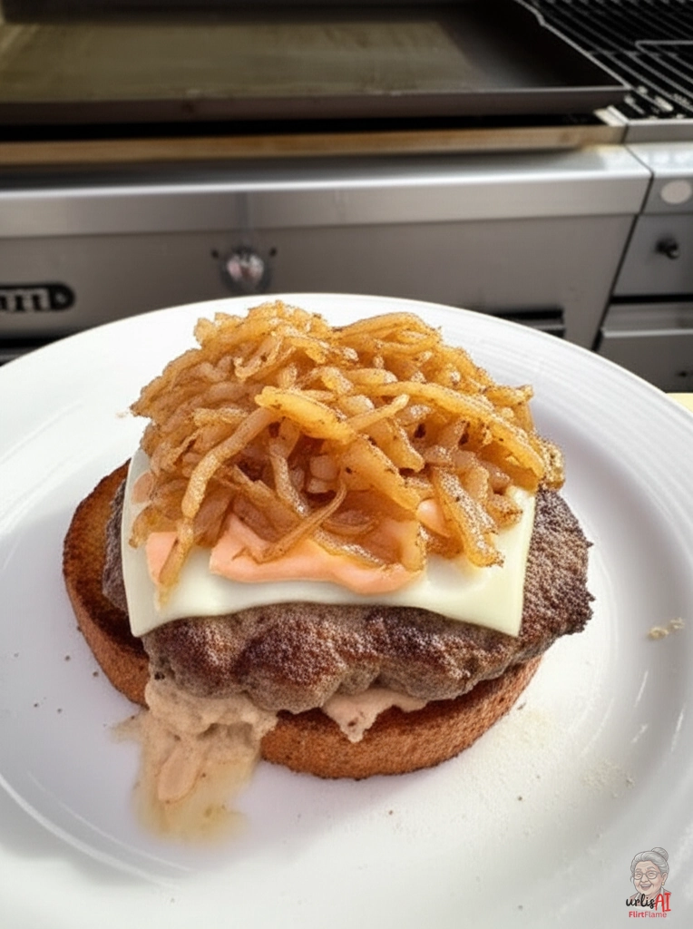 Patty Melt Smash — Gasgrill