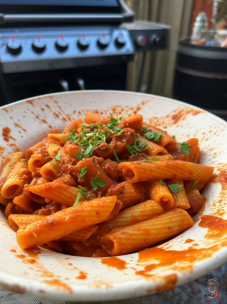 Penne Arrabiata-Grill — Gasgrill
