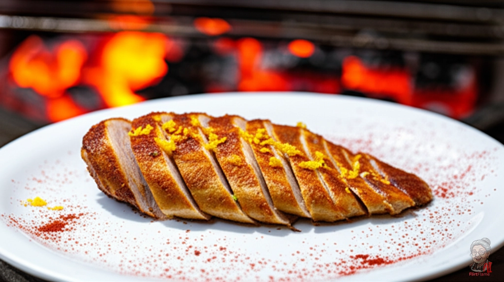 Perlhuhn Sumach Zitrone — Kohlegrill