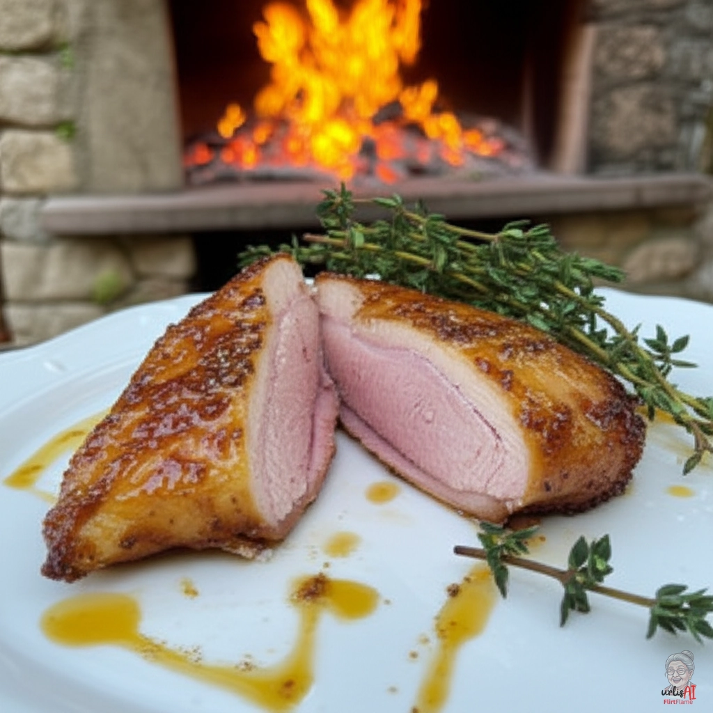 Perlhuhn Thymian Honig — Kohlegrill