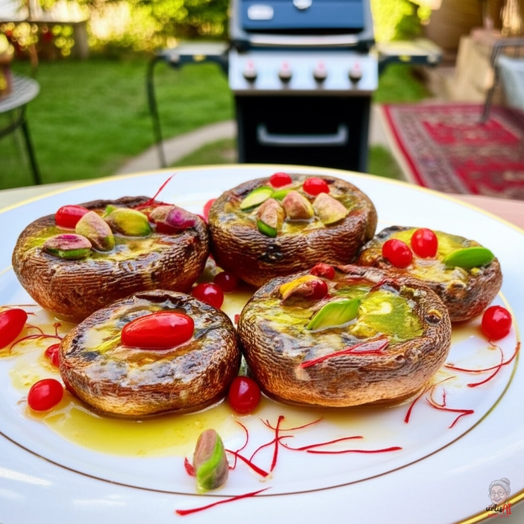 Persische Safran Pilze — Gasgrill