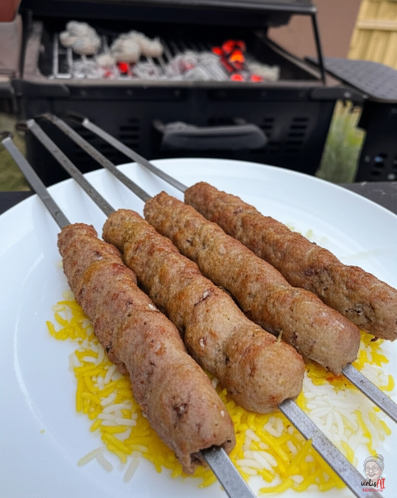 Persisches Kabab Koobideh — Kohlegrill