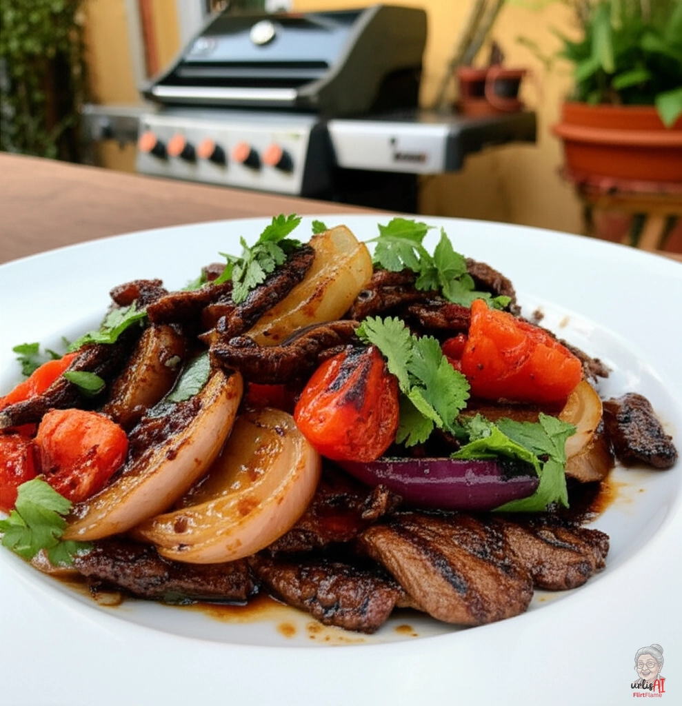 Scharfe Glutstreifen — Gasgrill