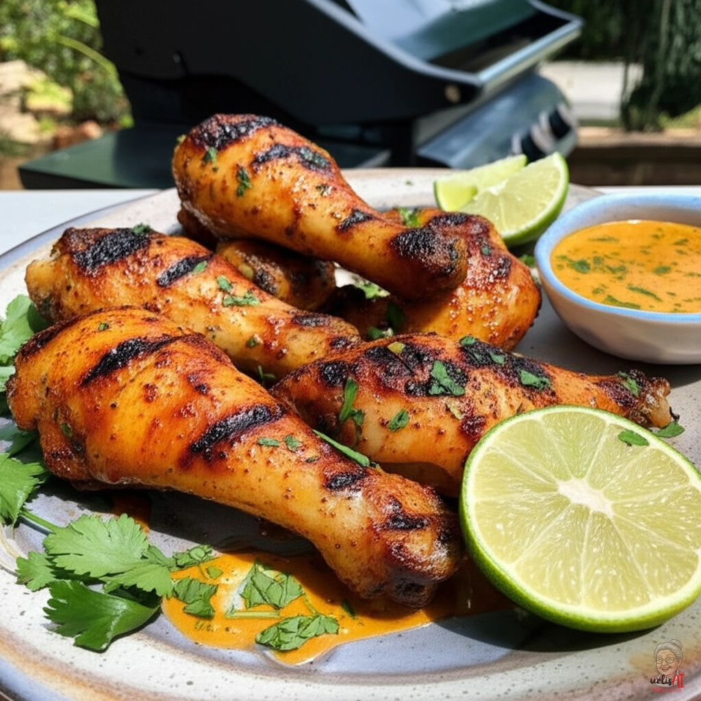 Goldene Aromakeulen — Gasgrill