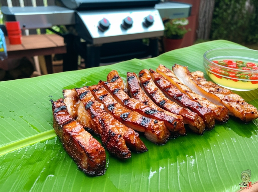 Glasierte Bauchscheiben — Gasgrill