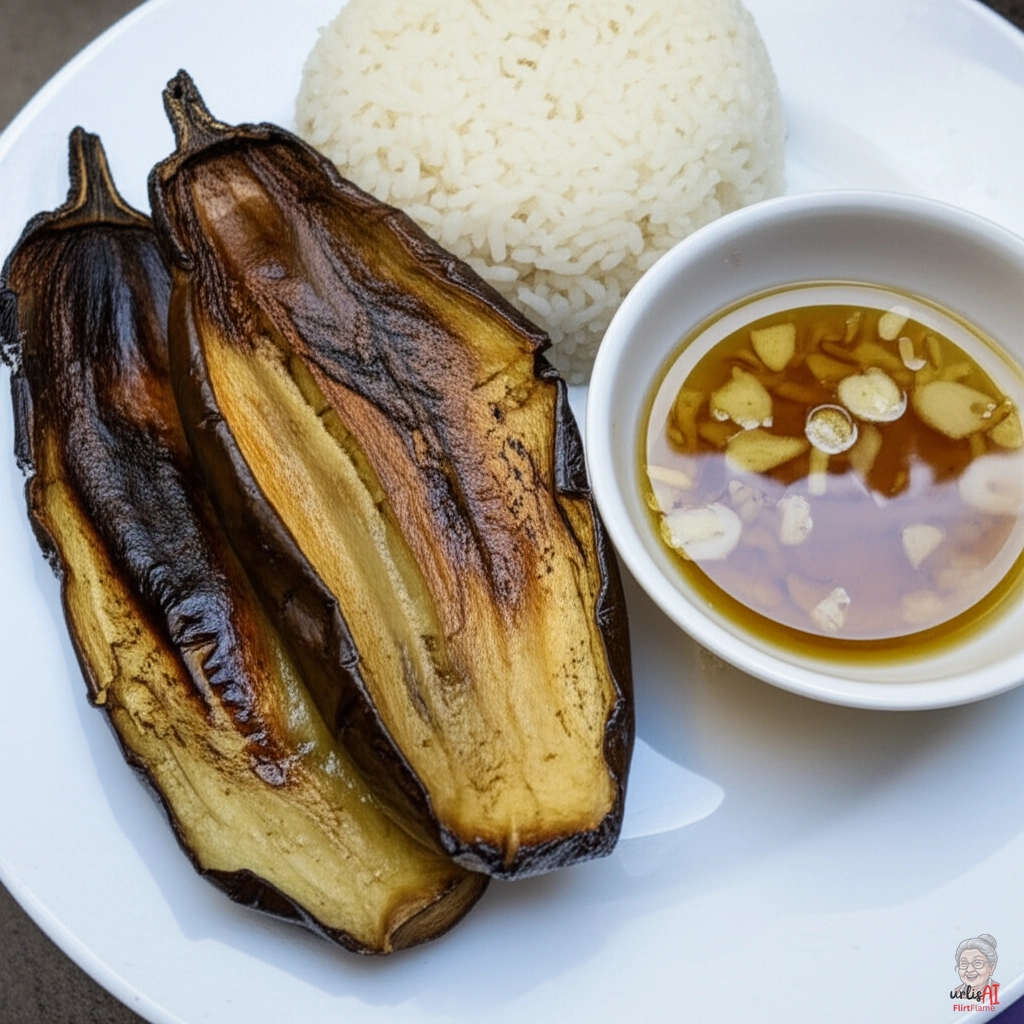 Samtige Rauchauberginen — Gasgrill