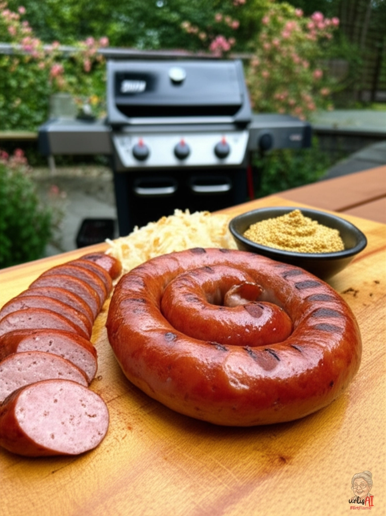 Majoran Kielbasaspirale — Gasgrill