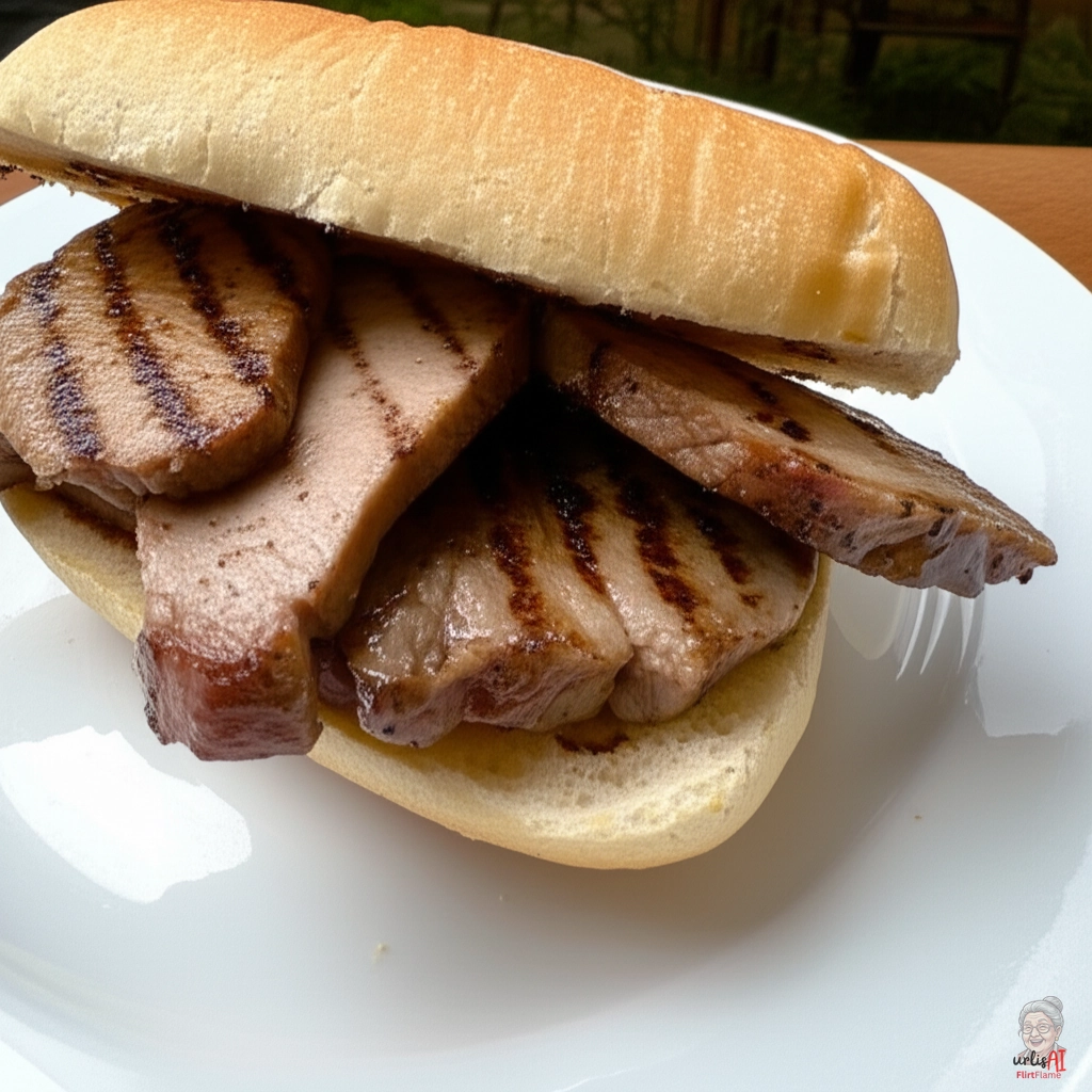 Goldene Weinbifanas — Gasgrill