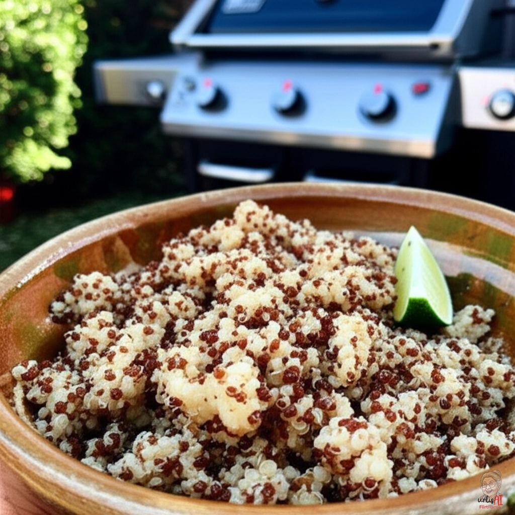 Goldene Röstperlen — Gasgrill