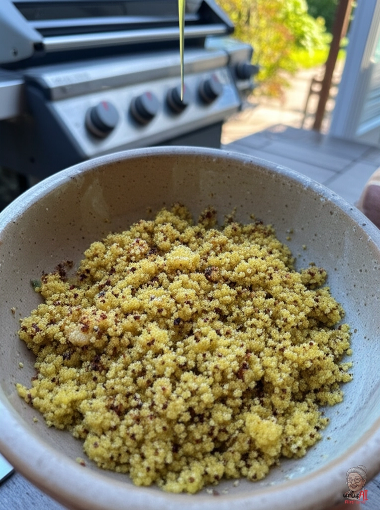Sonnige Kräuterkörner — Gasgrill