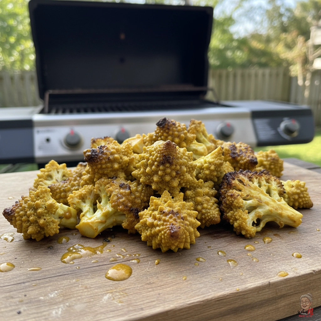 Goldene Curryröschen — Gasgrill