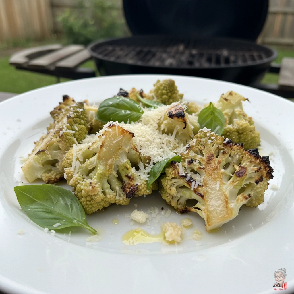 Parmesan Glutröschen — Kohlegrill