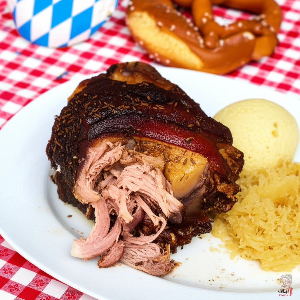 Rauchige Biergartenhaxe — Smoker