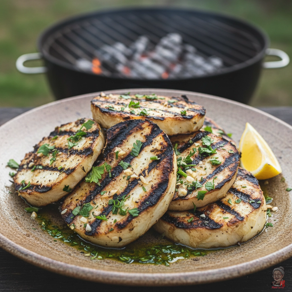 Provenzalische Kräuterknollen — Kohlegrill