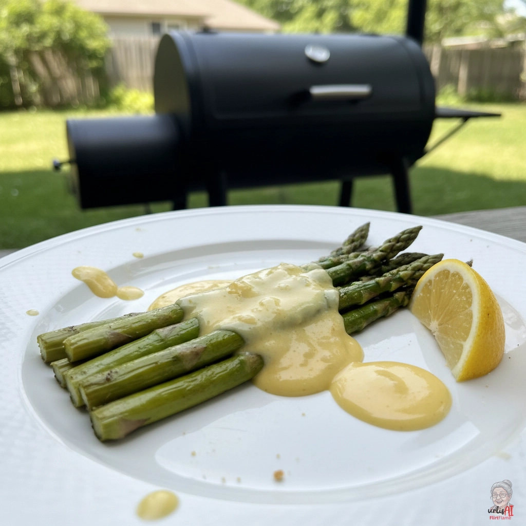 Rauchspargel Hollandaise — Smoker